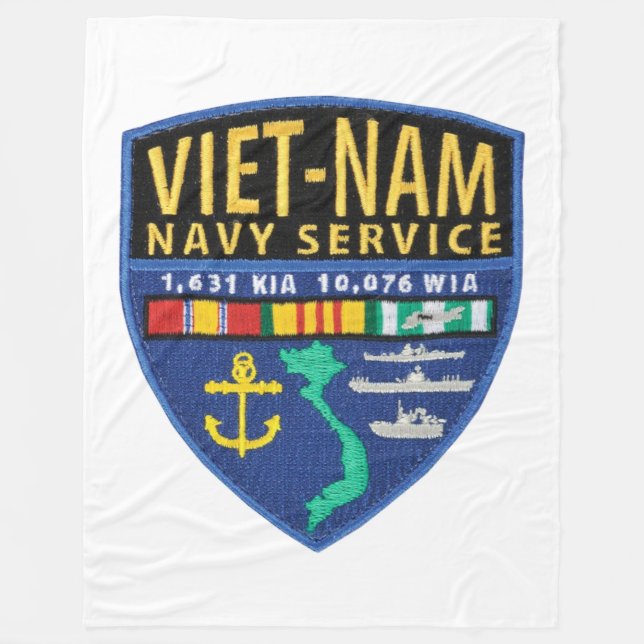VIETNAM NAVY SERVICE FLEECEFILT (Framsidan)