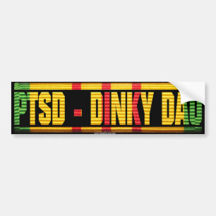Vietnam PTSD - Dinky Dau band Bildekal