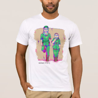 Vietnam Recolored [1967] läckte sällsynta Tee Shirt