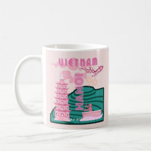 Vietnam Resekonst Kaffemugg