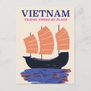 Vietnam Resoraffisch Meddelande Vykort