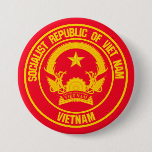 Vietnam Round Emblem Knapp