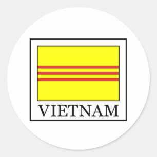 Vietnam Runt Klistermärke