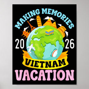 Vietnam Semester 2026 Resa Skapa Minnen Familj Poster