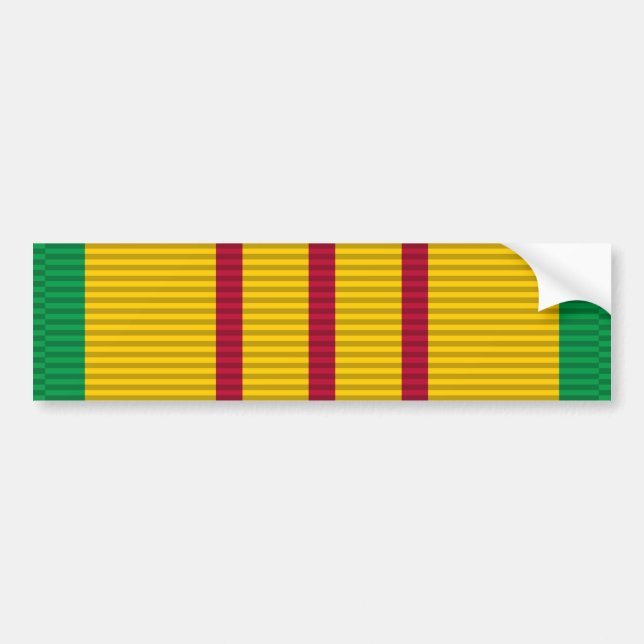 Vietnam Service Medal-band Bildekal (Framsidan)