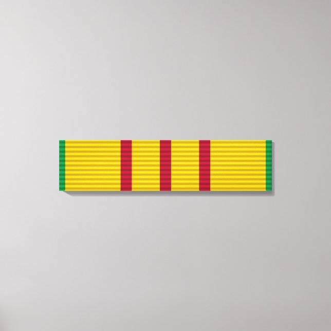 Vietnam Service Medal-band Canvastryck (Framsida)