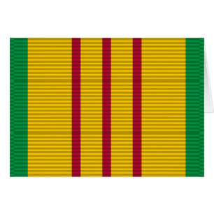 Vietnam Service Medal-band Hälsningskort