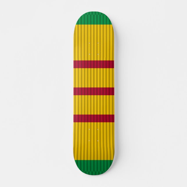 Vietnam Service Medal-band Mini Skateboard Bräda 18,5 Cm (Framsida)