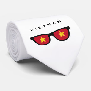 Vietnam Shades anpassningsbar text & färg tie Slips