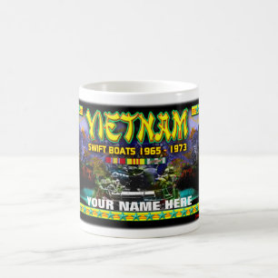 Vietnam snabba fartyg, ditt namn, kaffemugg