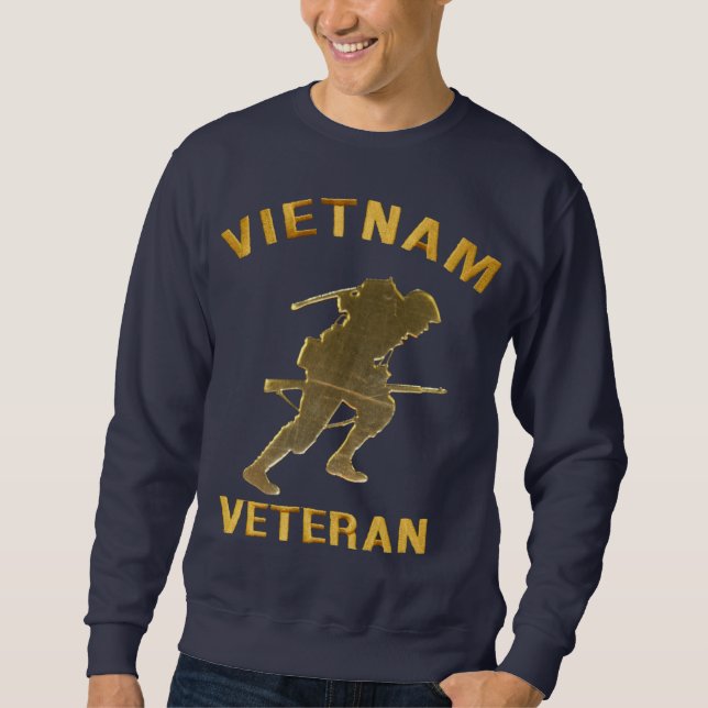 VIETNAM SOLDIER I GULD LÅNGÄRMAD TRÖJA (Framsida)