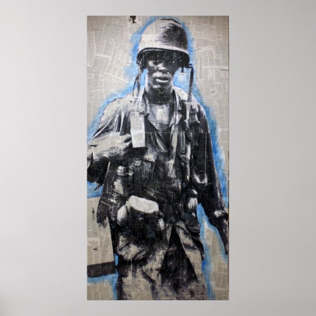 Vietnam Soldier Poster (Framsidan)