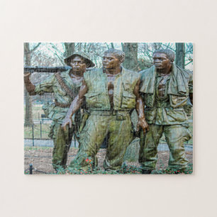 Vietnam Soldiers Memorial Washington Pussel