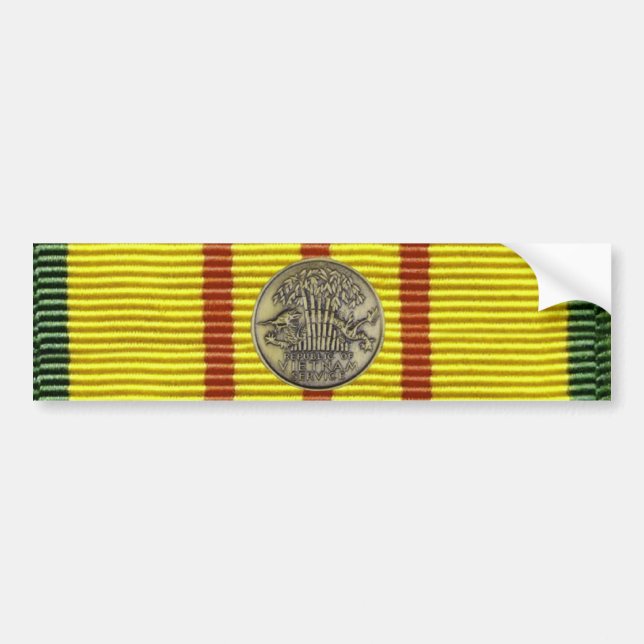 Vietnam som är tjänste- med medaljbildekalet bildekal (Framsidan)