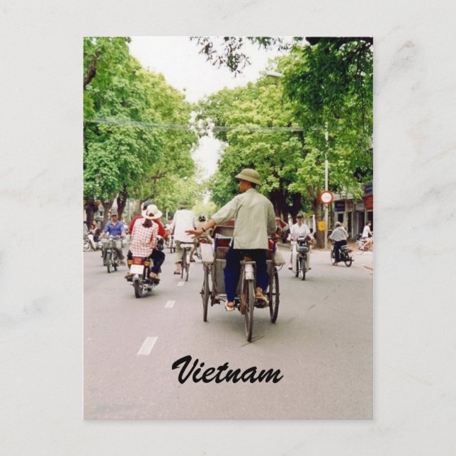 vietnam street vykort (Framsida)