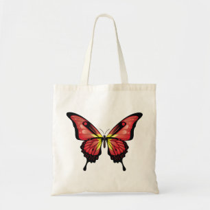 Vietnam Swallowtail Butterfly Flagga Tygkasse