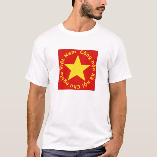 Vietnam-t-skjorta T-shirt (Framsida)