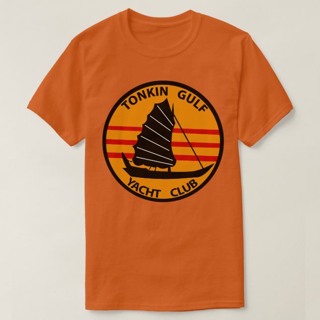 Vietnam Tonkin Bukt Yacht Klubb T Shirt (Design framsida)