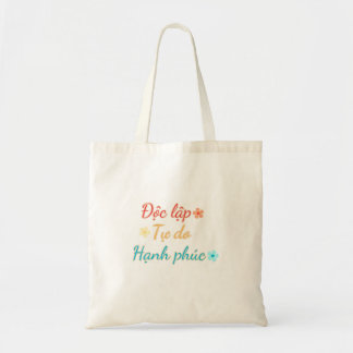 VIETNAM Tote Bag - Självständighetsfrihet - lycka Tygkasse