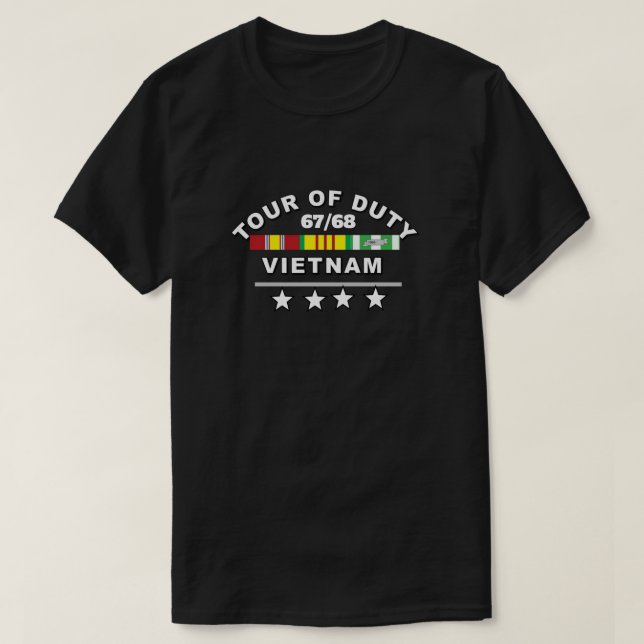 VIETNAM TOUR OF DUTY 67 T SHIRT (Design framsida)