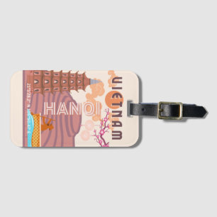 Vietnam Travel Art Bagagebricka