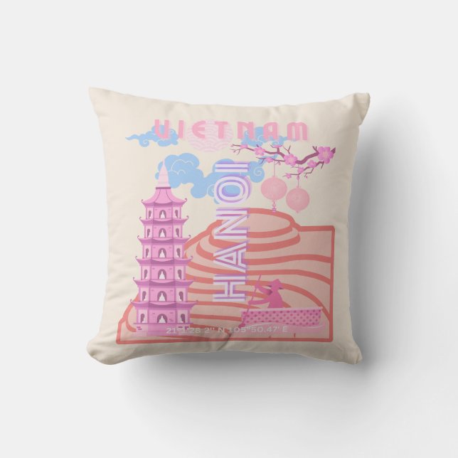 Vietnam Travel Art, Rosa Kudde (Framsida)