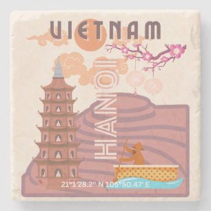 Vietnam Travel Art Stenunderlägg