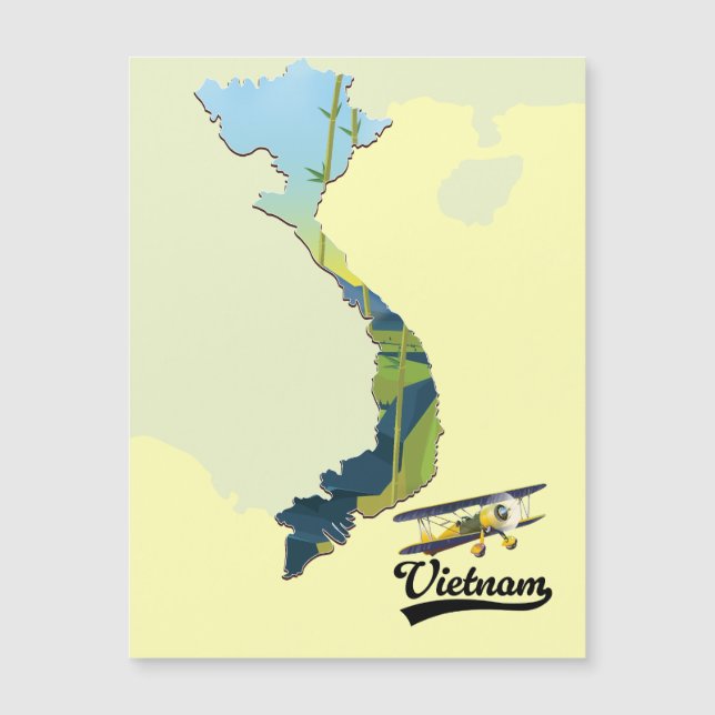 Vietnam Travel karta (Framsida)