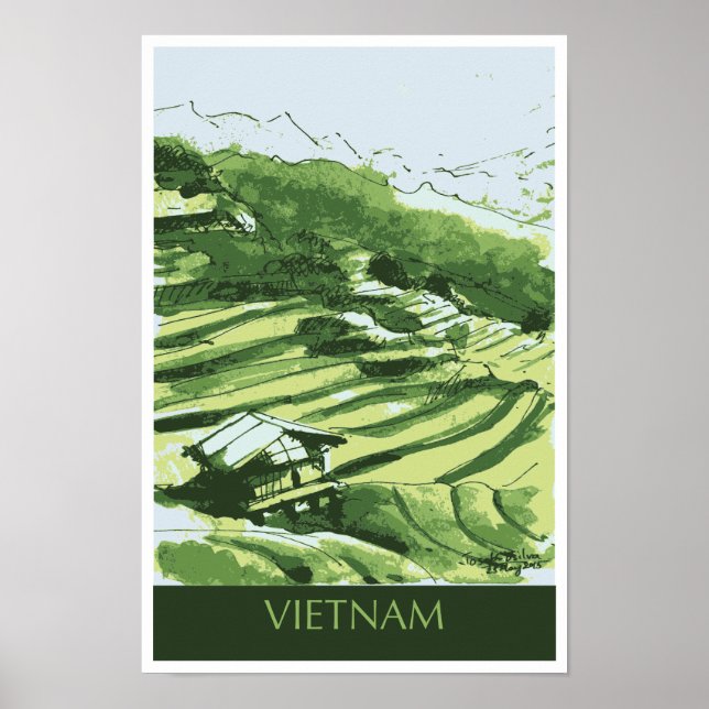 Vietnam Travel Poster (Framsidan)