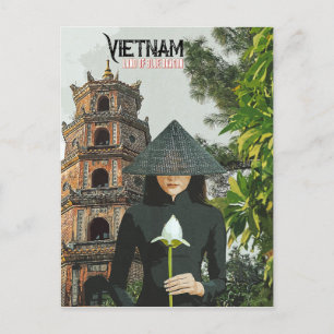 Vietnam Travel Vacation Helg Vykort