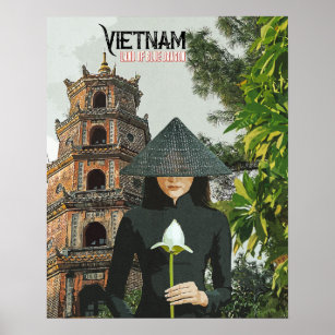 Vietnam Travel Vacation Poster