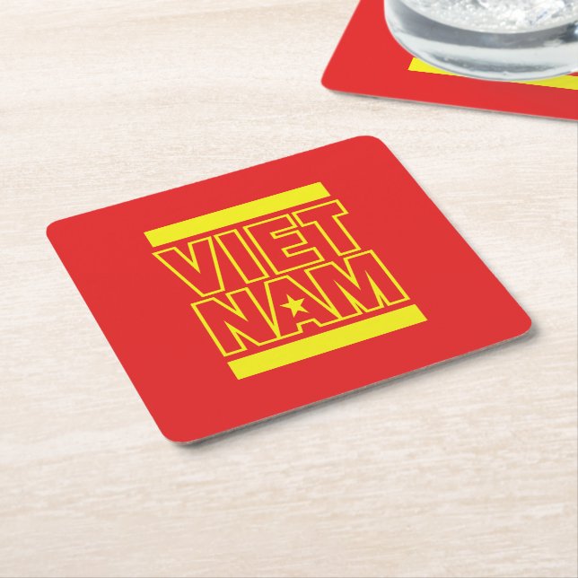 VIETNAM UNDERLÄGG PAPPER KVADRAT (Vinklad)