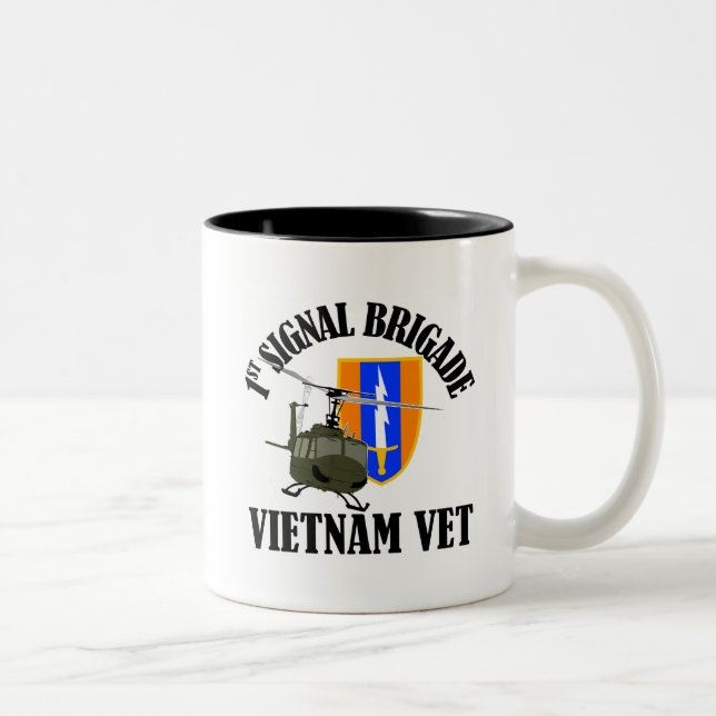Vietnam Vet - 1:a sidan Bde Två-Tonad Mugg (Höger)