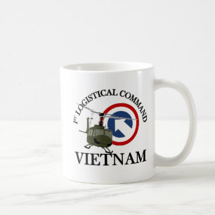 Vietnam Vet - 1st loggar Cmd Kaffemugg