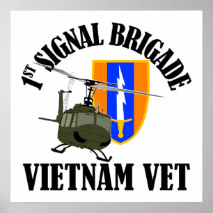 Vietnam Vet - 1st SigBde Poster