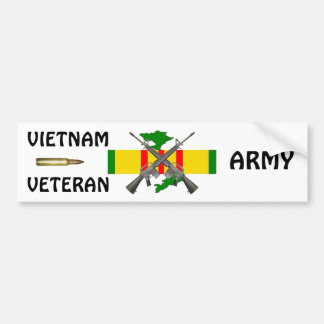 Vietnam vet ARMY Bumper Sticker Bildekal