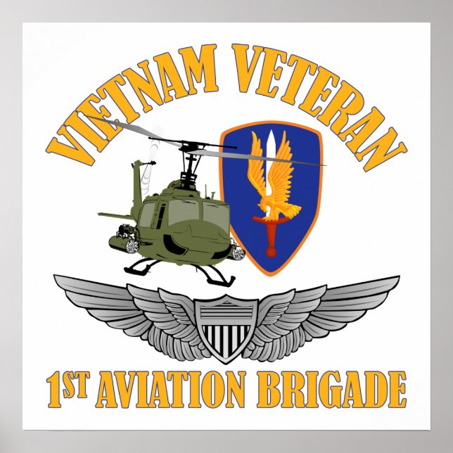 Vietnam Vet Aviator Vingar Poster (Framsidan)