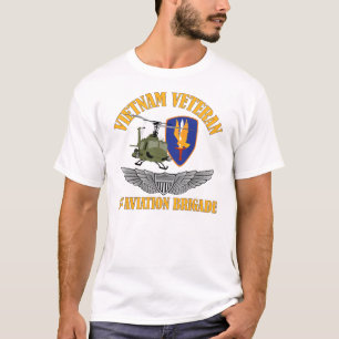 Vietnam Vet Aviator Vingar T Shirt