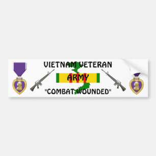 ViETNAM VET Bekämpning av skadade Bildekal
