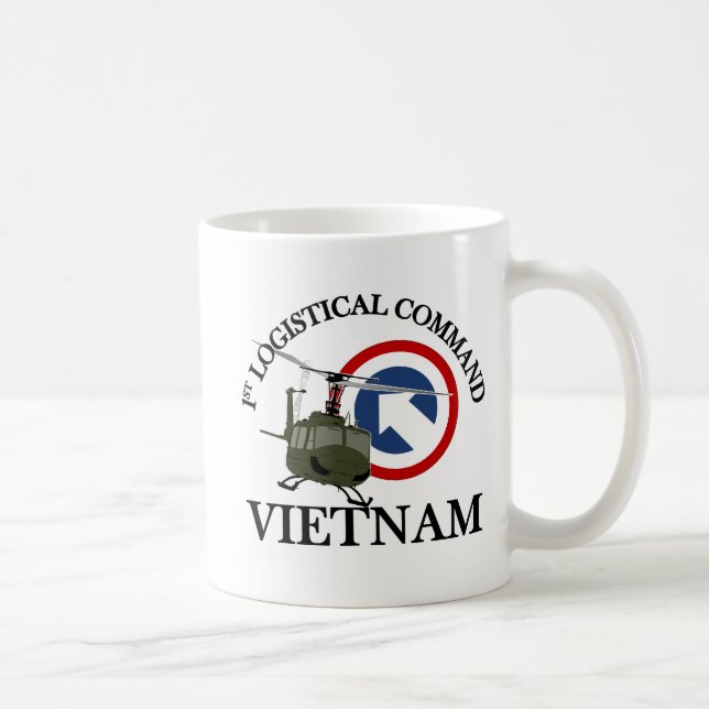 Vietnam Vet - första logg-cmd Kaffemugg (Höger)