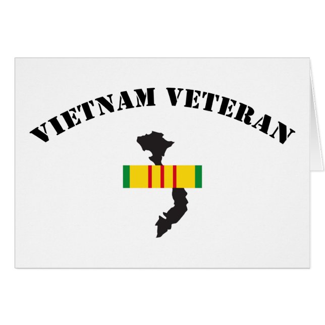 Vietnam Vet Hälsningskort (Framsidan Horizontal)