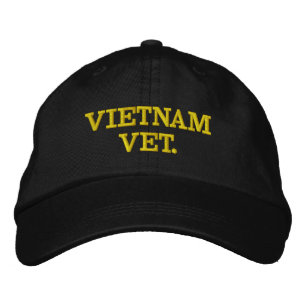 VIETNAM VET. lock Broderad Keps