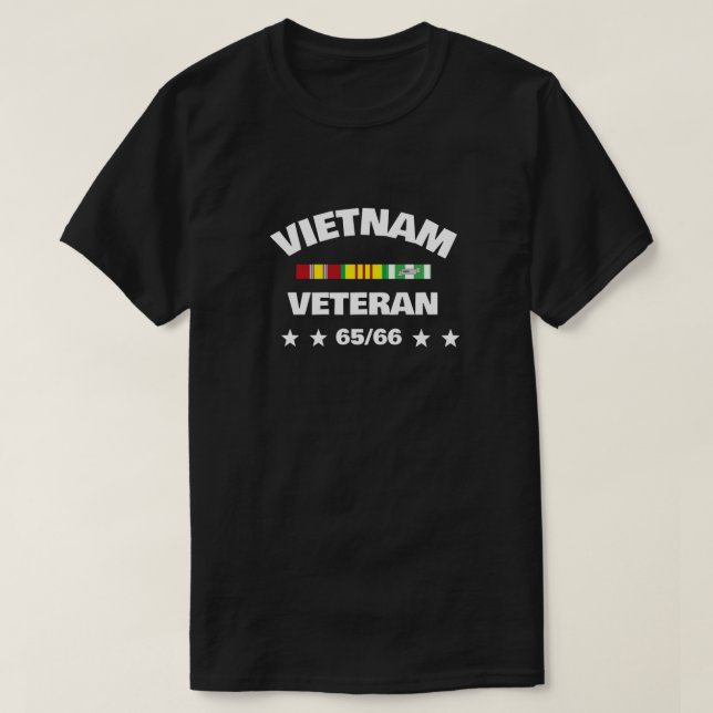 VIETNAM VETERAM 65/66 T-Shirt (Design framsida)