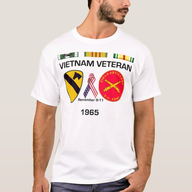 Vietnam veteran 1965 t-shirt (Framsida)