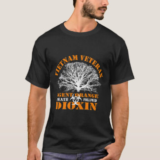 VIETNAM VETERAN AGENT ORANGE DATH T SHIRT