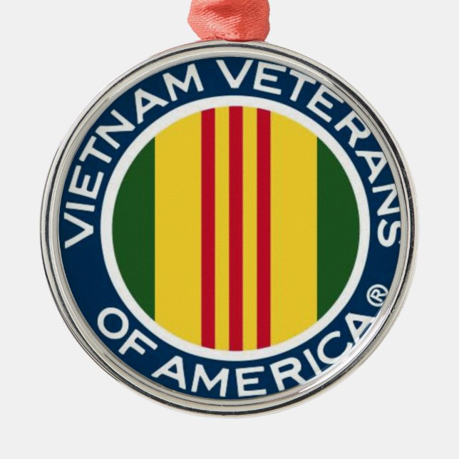 Vietnam veteran av den Amerika prydnaden Julgransprydnad Metall (Framsidan)