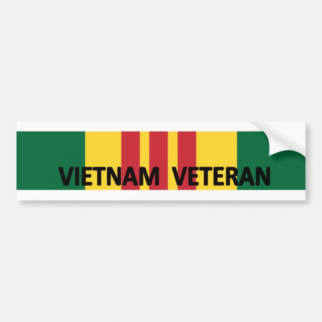 Vietnam veteran bildekal (Framsidan)