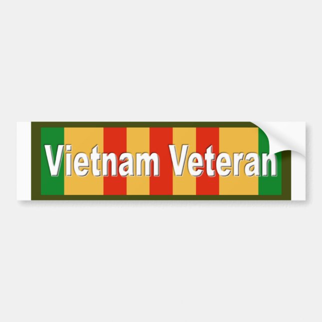 Vietnam veteran bildekal (Framsidan)