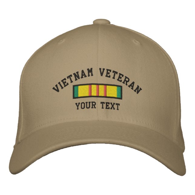 Vietnam Veteran Broderad Keps (Framsida)