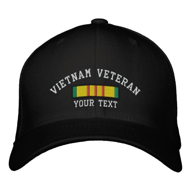 Vietnam Veteran Broderad Keps (Framsida)